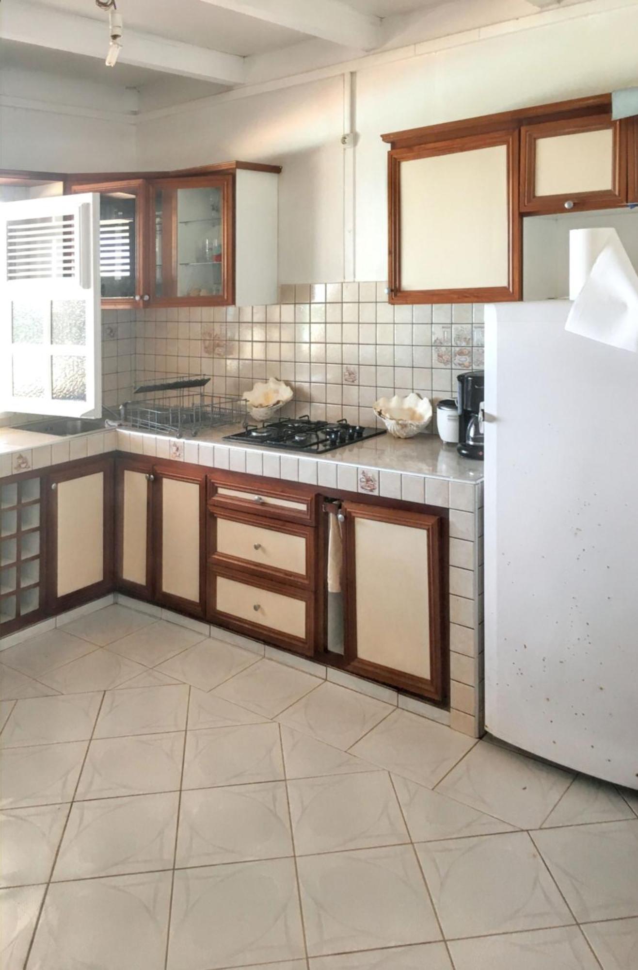 Villa Enchantee Avec Vue Sur Mer Et Piscine Au Carbet 르 카르베 외부 사진